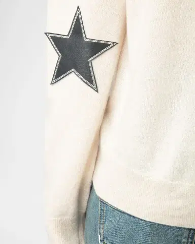 Zadig & Voltaire Cici Star Elbow Patch Sweater | Thumbnail 4