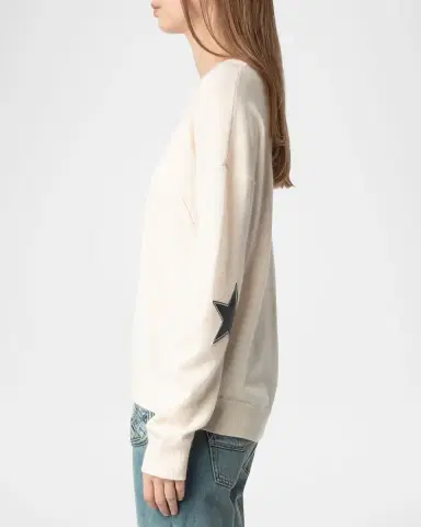 Zadig & Voltaire Cici Star Elbow Patch Sweater | Thumbnail 5