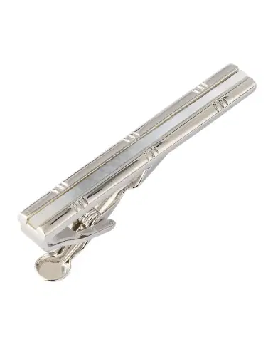 Link Up Men's Mother Of Pearl Inlay Tie Bar | Thumbnail 1