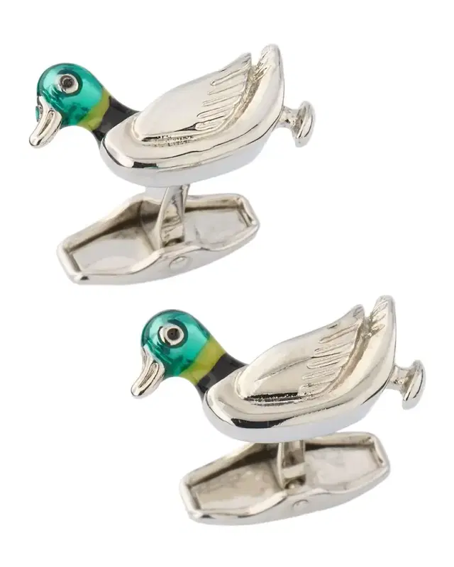 Men 's Mallard Duck Cufflinks