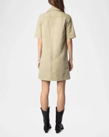 Zadig & Voltaire Record Lace-Up Mini Dress | Thumbnail 3