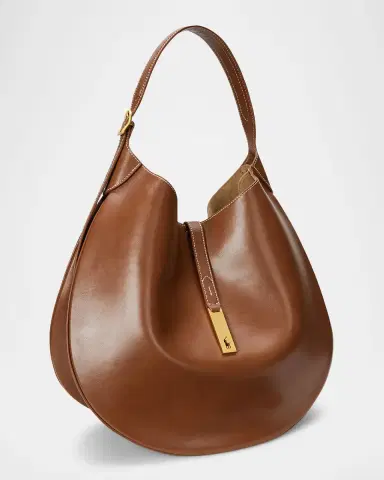 Polo Ralph Lauren Polo ID Medium Leather Shoulder Bag | Thumbnail 2 Polo Ralph Lauren Polo ID Medium Leather Shoulder Bag | Thumbnail 2
