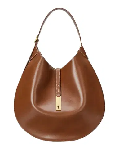Polo Ralph Lauren Polo ID Medium Leather Shoulder Bag | Thumbnail 1 Polo Ralph Lauren Polo ID Medium Leather Shoulder Bag | Thumbnail 1