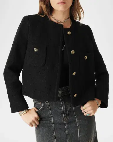 Ba&sh Meredith Bouclé Jacket | Thumbnail 4 Ba&sh Meredith Bouclé Jacket | Thumbnail 4