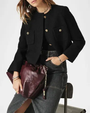 Ba&sh Meredith Bouclé Jacket | Thumbnail 6 Ba&sh Meredith Bouclé Jacket | Thumbnail 6