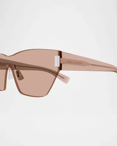 Saint Laurent Shield Nylon Sunglasses | Thumbnail 2