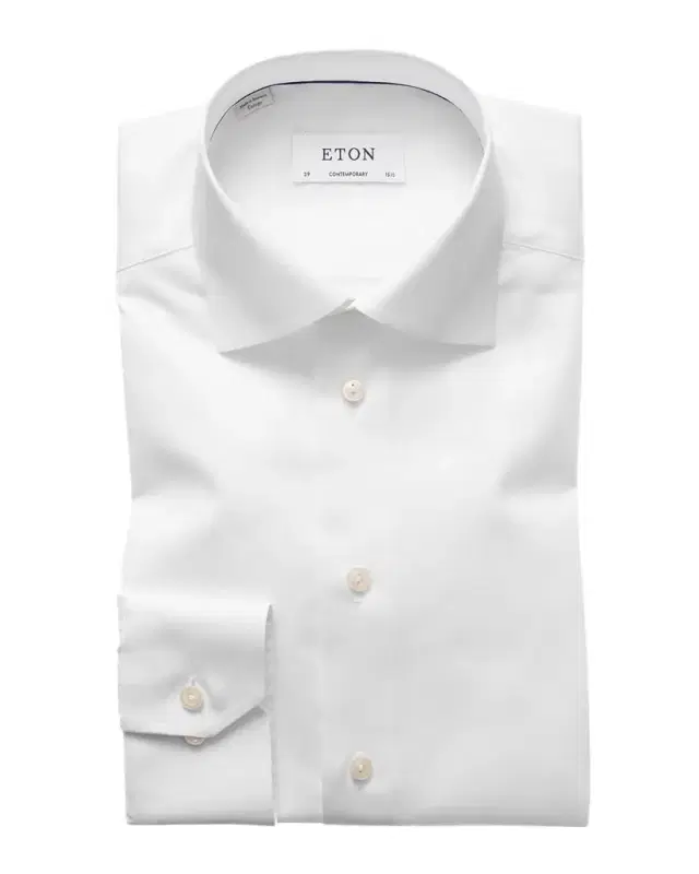 Contemporary-Fit Twill Dress Shirt
