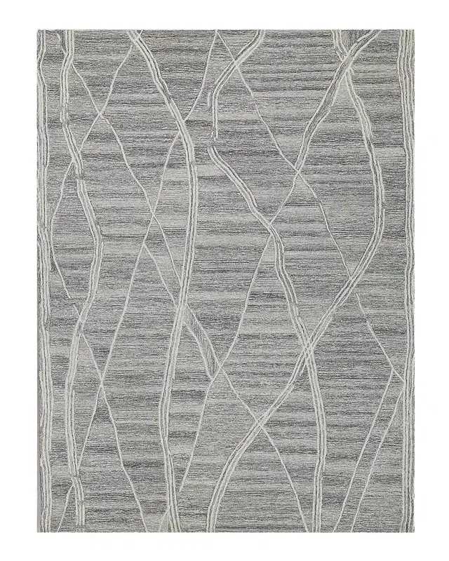 Exquisite Rugs Tangiers Hand-Tufted Gray/ Rug
