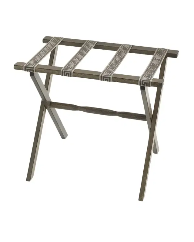 Gate House Furniture Greek Key Luggage Rack