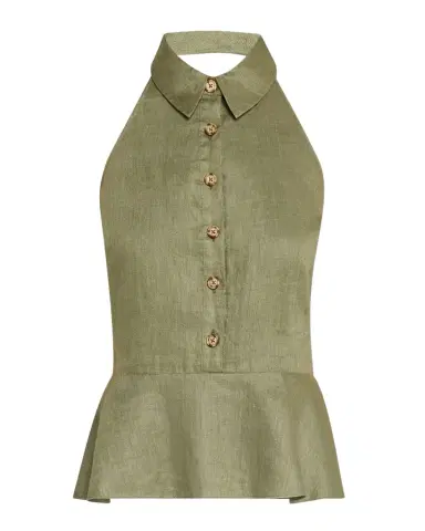 Veronica Beard Lancaster Sleeveless Linen Peplum Top | Thumbnail 1 Veronica Beard Lancaster Sleeveless Linen Peplum Top | Thumbnail 1