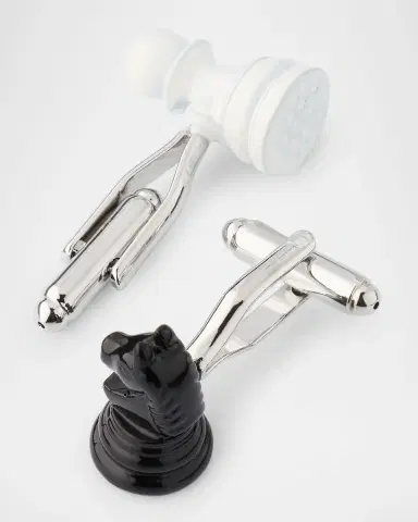 Link Up Men's Chess Piece Cufflinks | Thumbnail 4