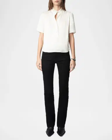 Zadig & Voltaire Topher Satin Blouse | Thumbnail 2 Zadig & Voltaire Topher Satin Blouse | Thumbnail 2