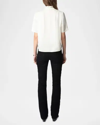 Zadig & Voltaire Topher Satin Blouse | Thumbnail 3 Zadig & Voltaire Topher Satin Blouse | Thumbnail 3