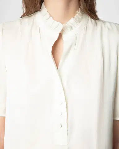 Zadig & Voltaire Topher Satin Blouse | Thumbnail 4 Zadig & Voltaire Topher Satin Blouse | Thumbnail 4