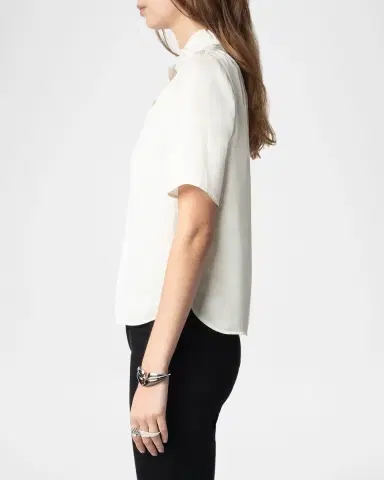 Zadig & Voltaire Topher Satin Blouse | Thumbnail 5 Zadig & Voltaire Topher Satin Blouse | Thumbnail 5