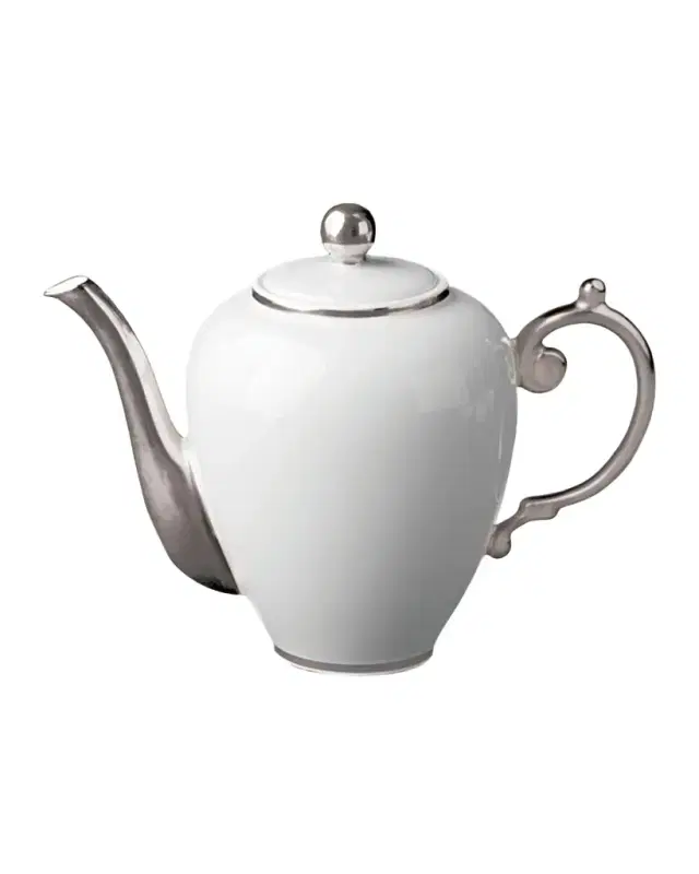 L 'Objet Aegean Platinum Coffee Pot, 50 oz.