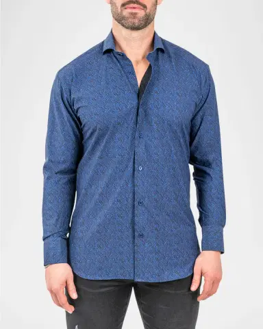 Maceoo Men's Einstein Stretch Modern-Fit Dress Shirt | Thumbnail 3 Maceoo Men's Einstein Stretch Modern-Fit Dress Shirt | Thumbnail 3