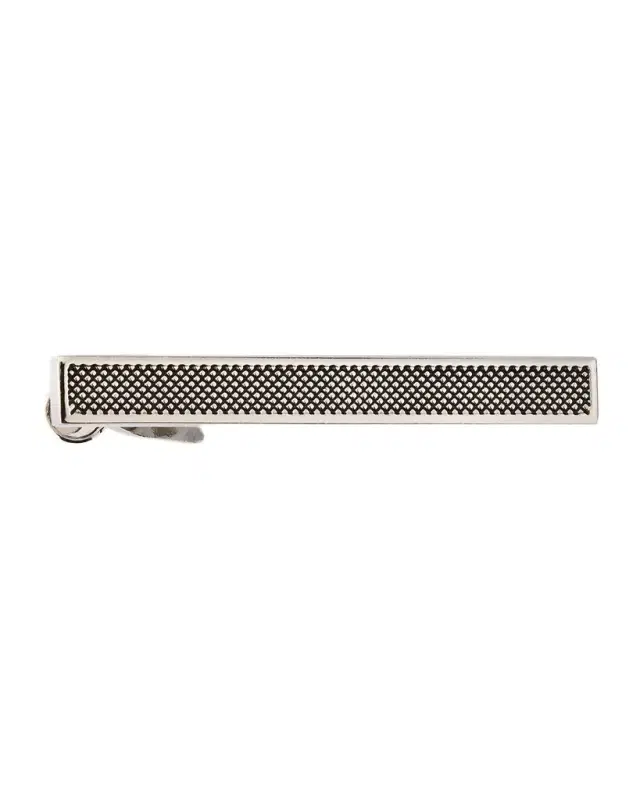 Link Up Men 's Textured Brass Tie Bar