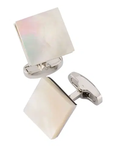 Link Up Men 's Square Mother Of Pearl Cufflinks | Thumbnail 1
