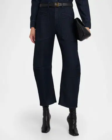 Nili Lotan Shon Cropped Jeans | Thumbnail 3
