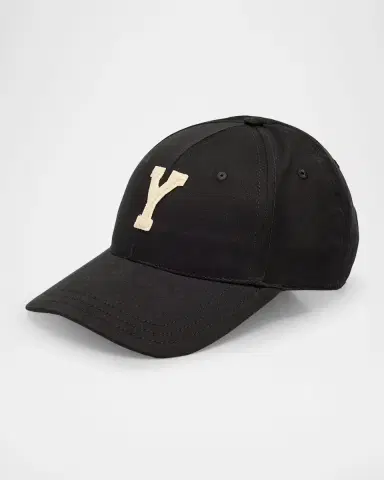 Saint Laurent Men 's Y Varsity Six-Panel Baseball Cap | Thumbnail 3 Saint Laurent Men 's Y Varsity Six-Panel Baseball Cap | Thumbnail 3