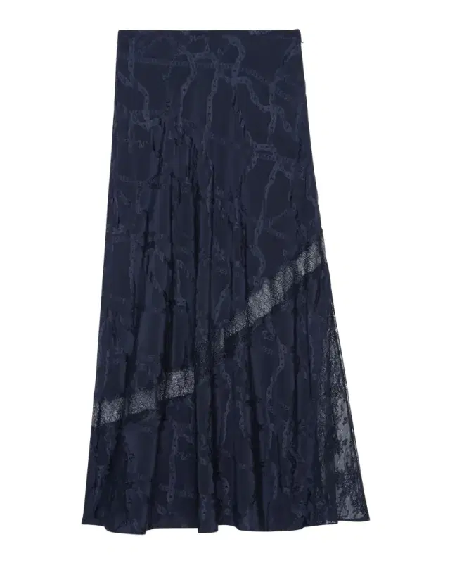 Zadig & Voltaire Jaylal Jacquard Chain Midi Skirt