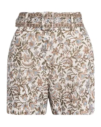 Veronica Beard Piper Belted Floral Shorts | Thumbnail 1