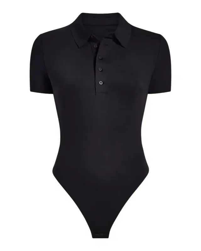 Neoprene Polo Thong Bodysuit