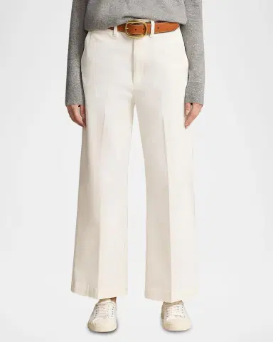 Polo Ralph Lauren Chino Wide-Leg Pants | Thumbnail 4 Polo Ralph Lauren Chino Wide-Leg Pants | Thumbnail 4