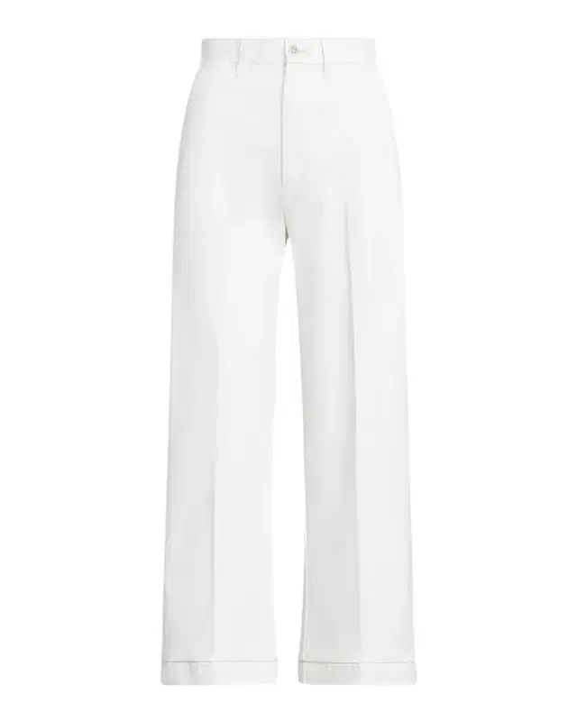 Chino Wide-Leg Pants