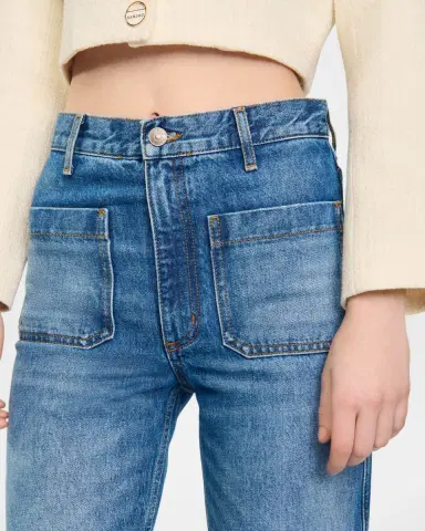 Sandro Moore Faded Denim Jeans | Thumbnail 5 Sandro Moore Faded Denim Jeans | Thumbnail 5