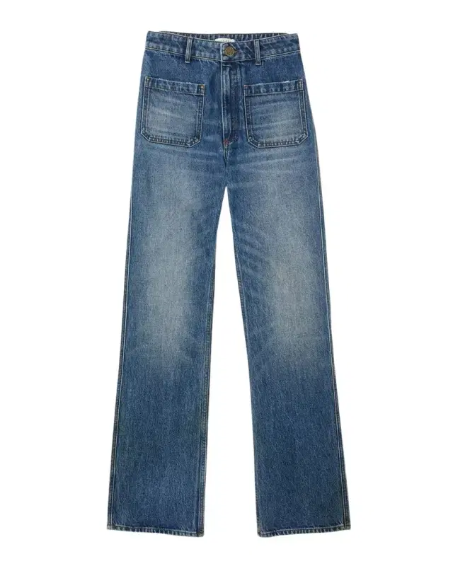 Sandro Moore Faded Denim Jeans