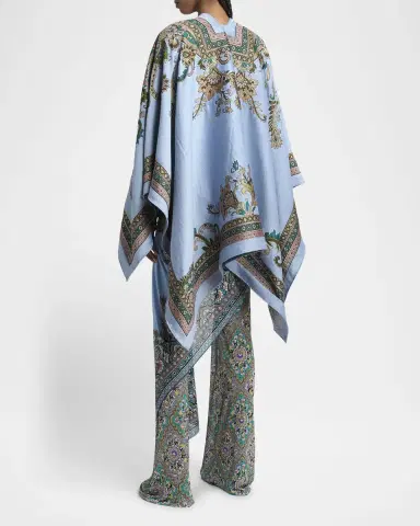 Etro Paisley Jacquard Cape | Thumbnail 3 Etro Paisley Jacquard Cape | Thumbnail 3