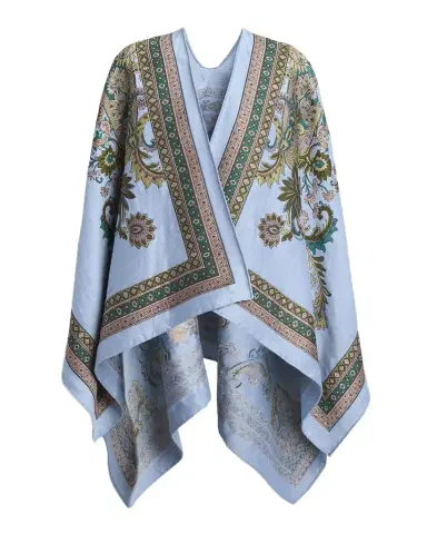 Etro Paisley Jacquard Cape | Thumbnail 1 Etro Paisley Jacquard Cape | Thumbnail 1