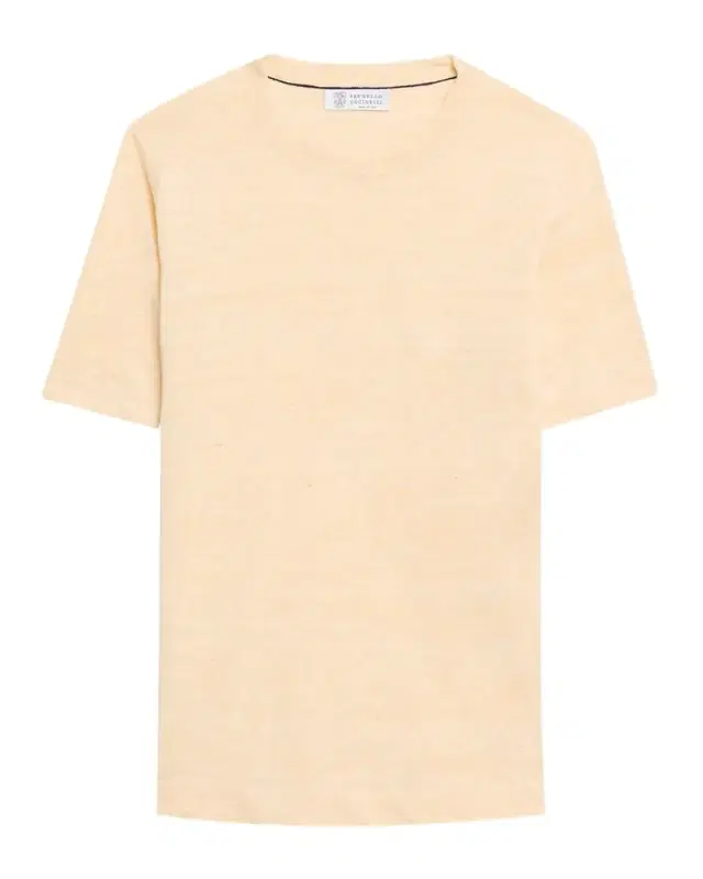 Brunello Cucinelli Men 's Linen and Cotton Heathered Crewneck T-Shirt