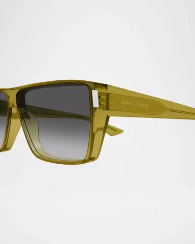 Saint Laurent Men's SL 757M Acetate Rectangle Sunglasses | Thumbnail 2 Saint Laurent Men's SL 757M Acetate Rectangle Sunglasses | Thumbnail 2