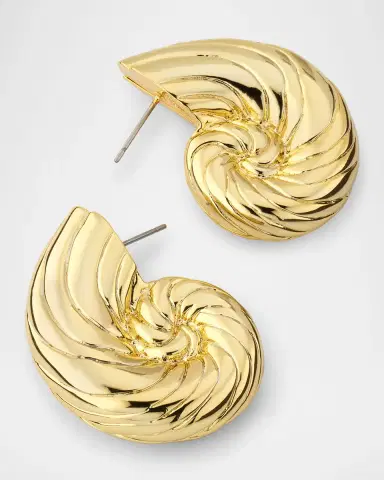 Lele Sadoughi Nautilus Earrings | Thumbnail 3