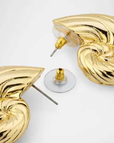 Lele Sadoughi Nautilus Earrings | Thumbnail 4
