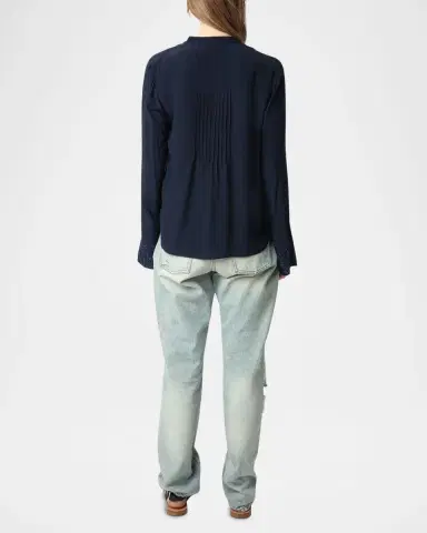 Zadig & Voltaire Taika Embellished Cuff Blouse | Thumbnail 3 Zadig & Voltaire Taika Embellished Cuff Blouse | Thumbnail 3