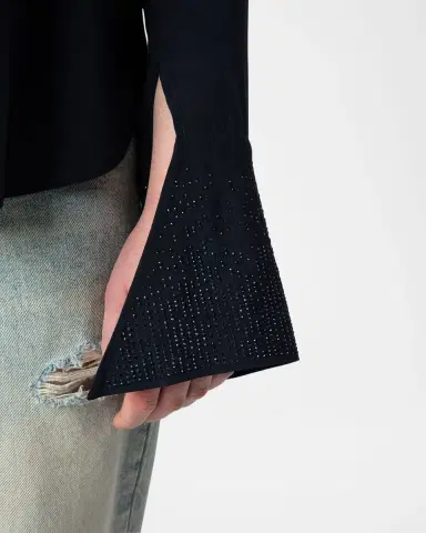 Zadig & Voltaire Taika Embellished Cuff Blouse | Thumbnail 5 Zadig & Voltaire Taika Embellished Cuff Blouse | Thumbnail 5