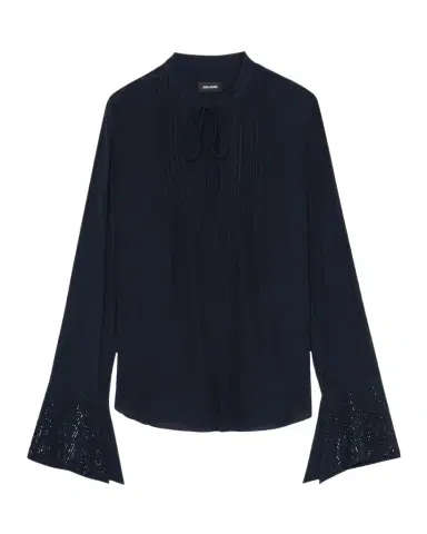 Zadig & Voltaire Taika Embellished Cuff Blouse | Thumbnail 1 Zadig & Voltaire Taika Embellished Cuff Blouse | Thumbnail 1