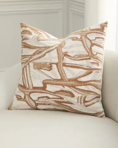 D.V. KAP Home Vitali Abstract Decorative Pillow, 24" Square | Thumbnail 1