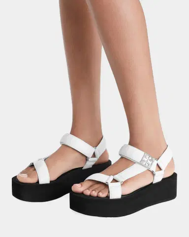Tory Burch Mellow Leather Grip Platform Sandals | Thumbnail 4
