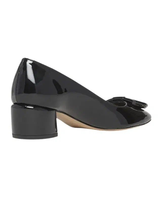 Mara Patent Gancini Block-Heel Pumps