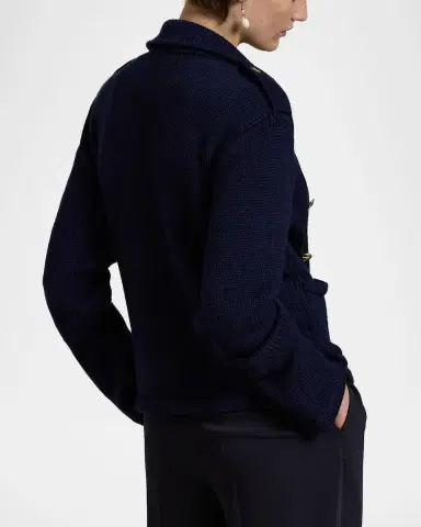 Polo Ralph Lauren Double-Breasted Wool Sweater Blazer | Thumbnail 3 Polo Ralph Lauren Double-Breasted Wool Sweater Blazer | Thumbnail 3