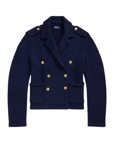 Polo Ralph Lauren Double-Breasted Wool Sweater Blazer | Thumbnail 1 Polo Ralph Lauren Double-Breasted Wool Sweater Blazer | Thumbnail 1