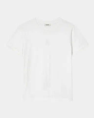 Sandro Ezra Cutout Logo T-Shirt | Thumbnail 1