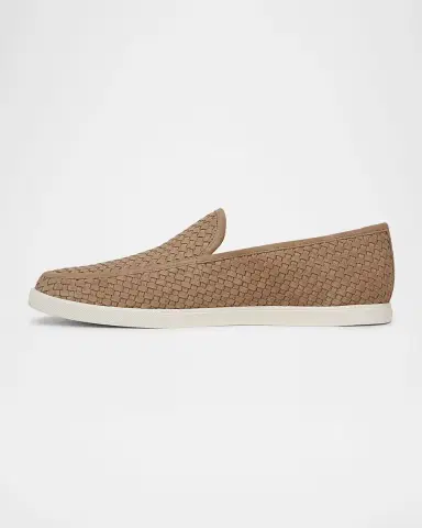 Vince Men's Sonoma Woven Suede Loafers | Thumbnail 4