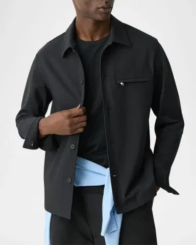 Theory Men's Stretch Nylon Overshirt | Thumbnail 4