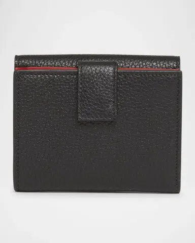 Ferragamo Double Gancio Grainy Leather Wallet | Thumbnail 3 Ferragamo Double Gancio Grainy Leather Wallet | Thumbnail 3